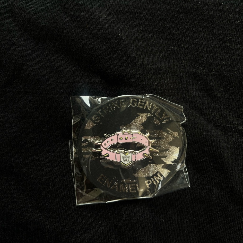 LAST CHANCE‼️ - DONATING - Strike Gently Co. “Good Girl” Collar Enamel Pin